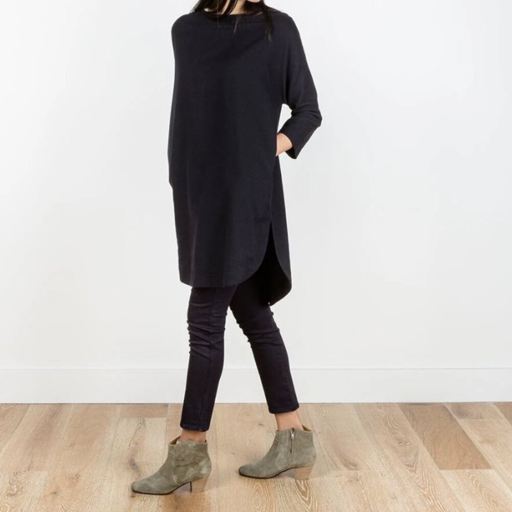 Black Crane Painter's Dress